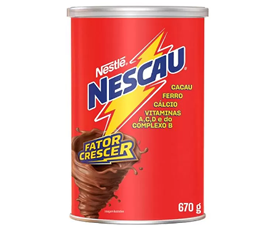 Achocolatado Nescau Cilindro lata 670g